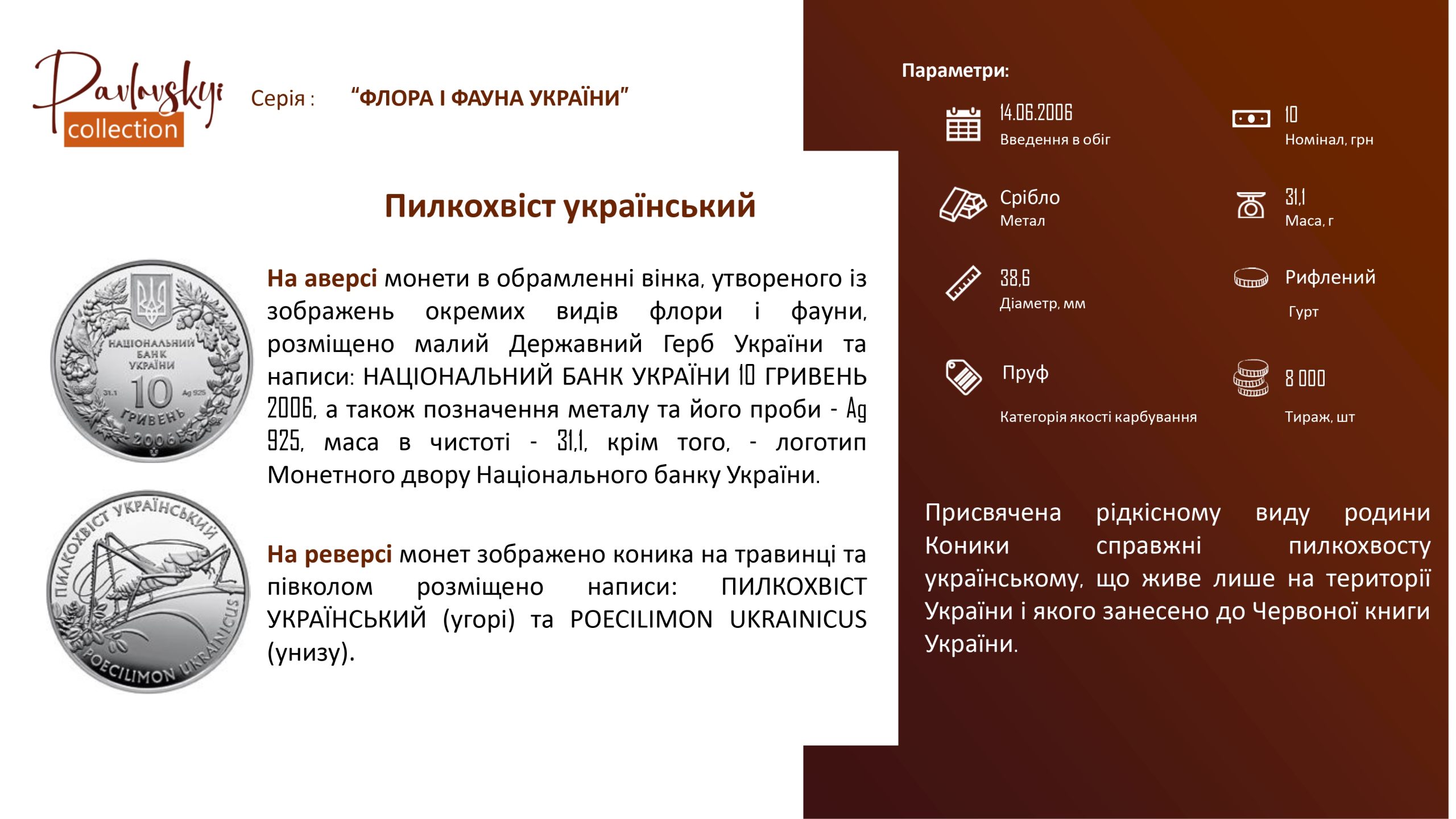 Детальніше про статтю Пилкохвіст український