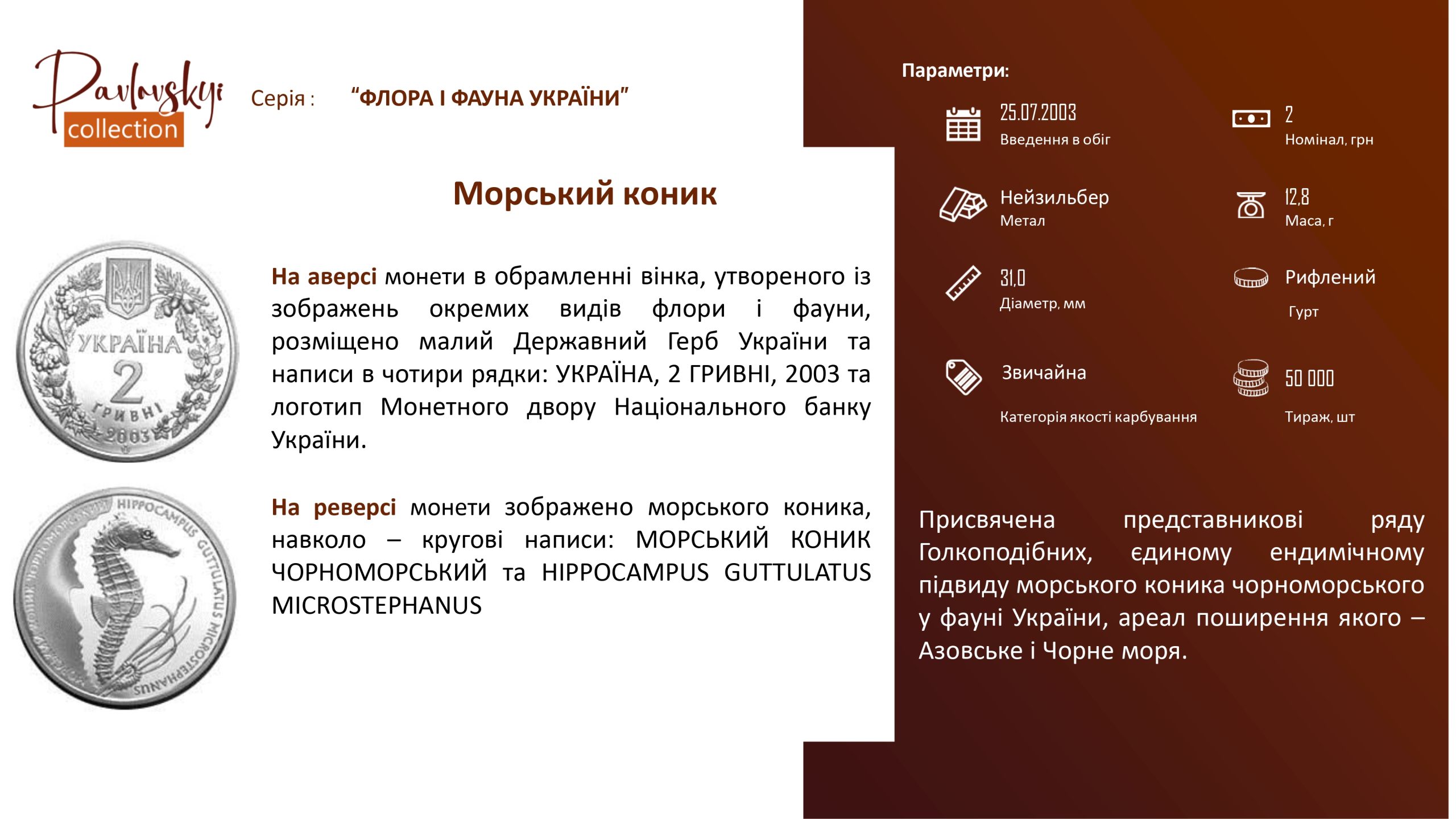 Детальніше про статтю Морський коник